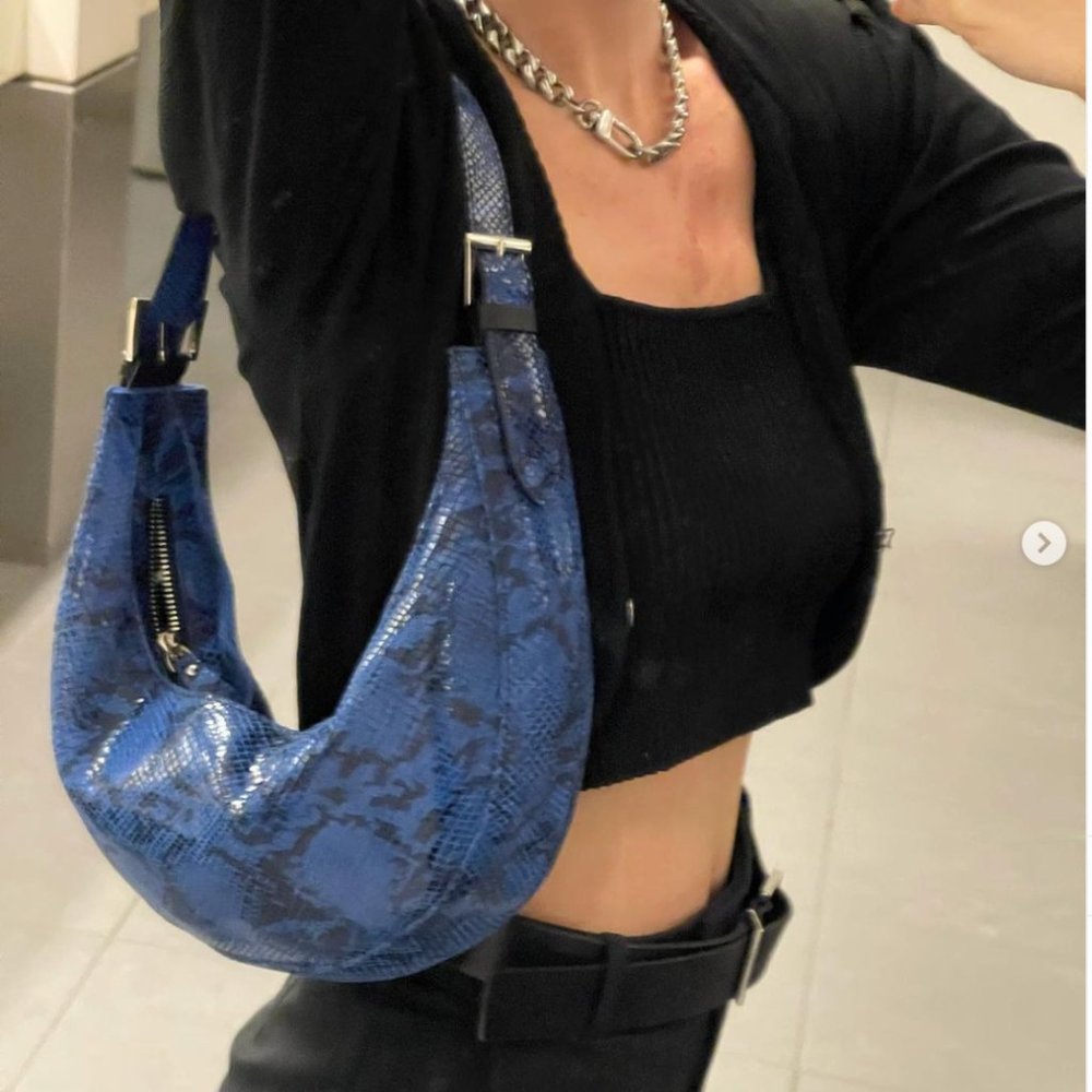 Snake blue bag